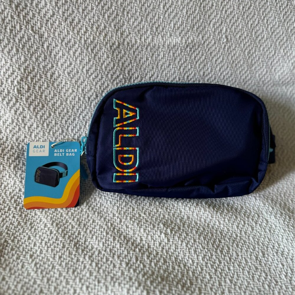 2024 ALDI Gear Belt Bag Blue Fanny Pack